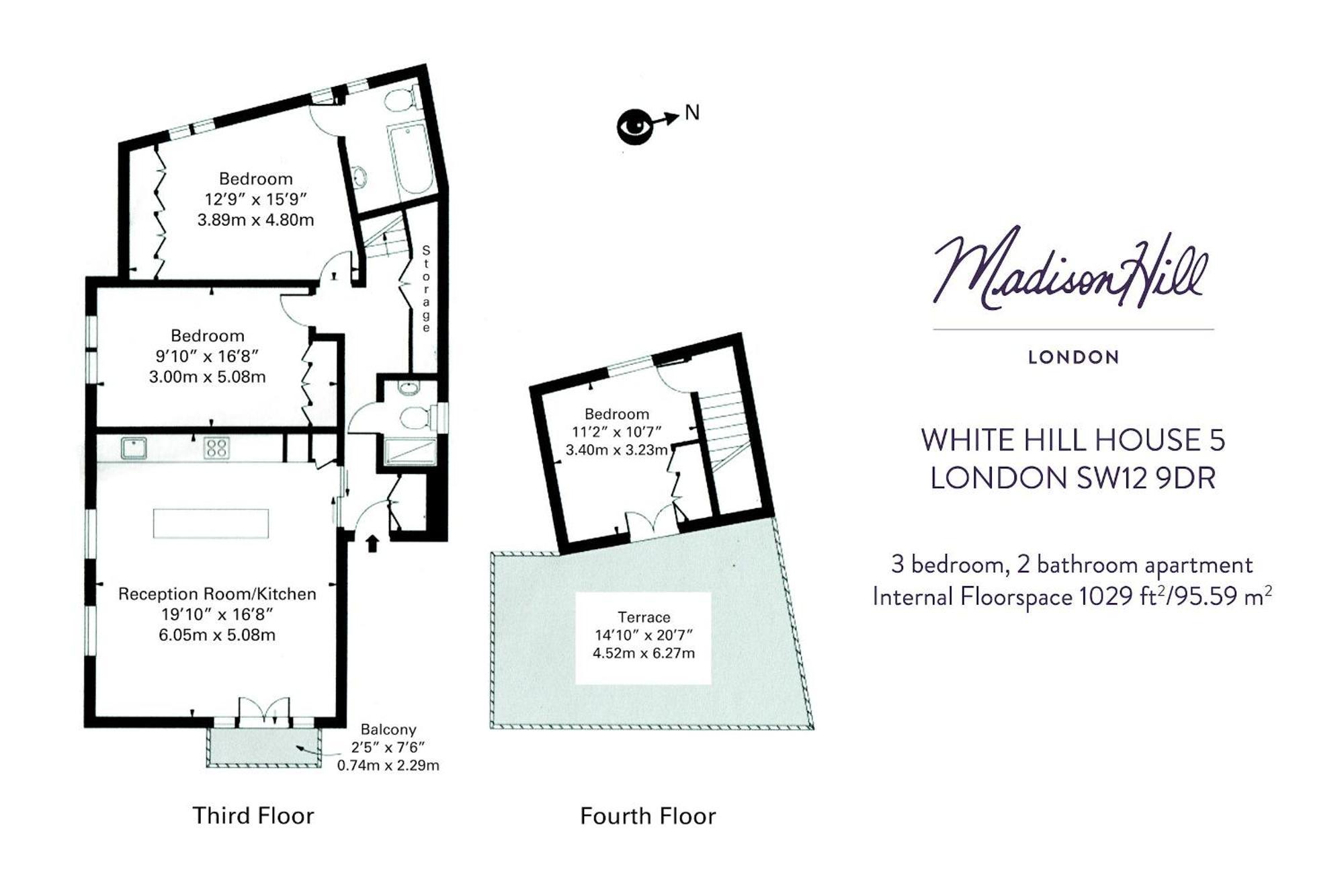 Madison Hill - White Hill House 5 - 3 Bedroom Flat Лондон Экстерьер фото
